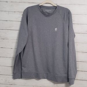 Holderness & Bourne Men's Gray Pullover "The Betts" Large Luxury Preppy Comfy